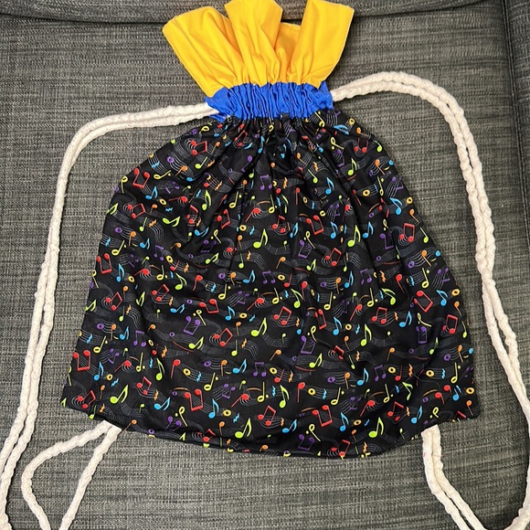 Handmade Drawstring Bag - Music Notes - Picture 2 of 5